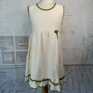 WANDERING SAGE Girls Tank Top Style Eco Friendly Peruvian Cotton Dress Sz. 12